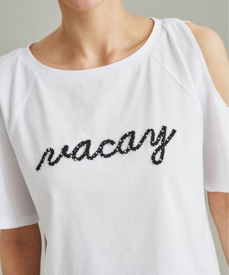 GRACE CONTINENTAL「ロゴカットアウトTシャツ」|Tシャツ・カットソー|