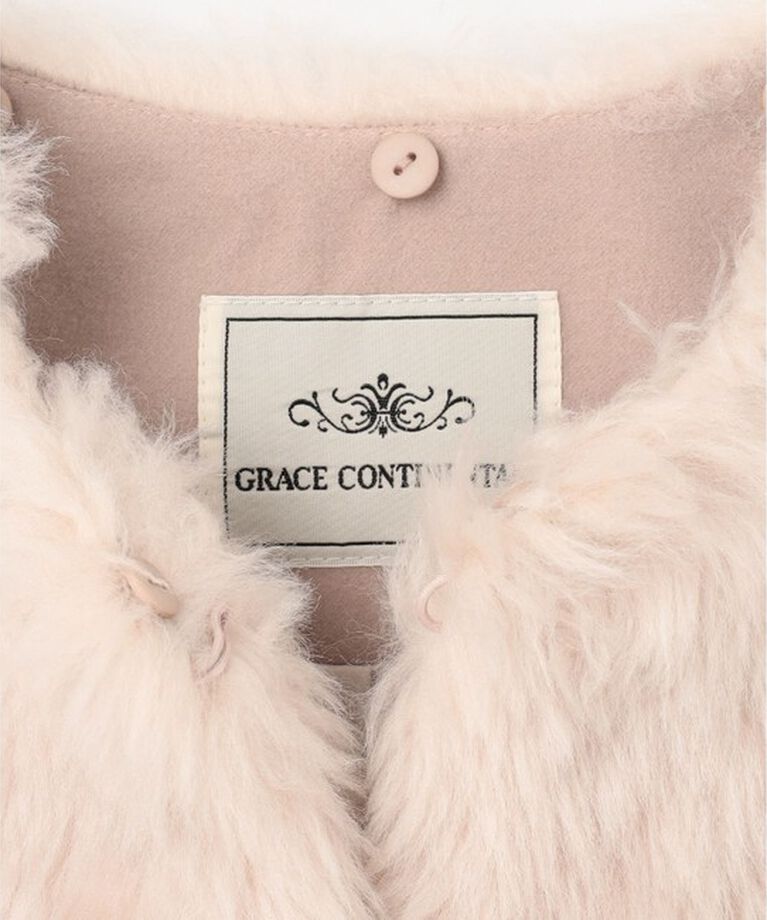 GRACE CONTINENTAL「ウールボアベスト」|ベスト・ジレ|