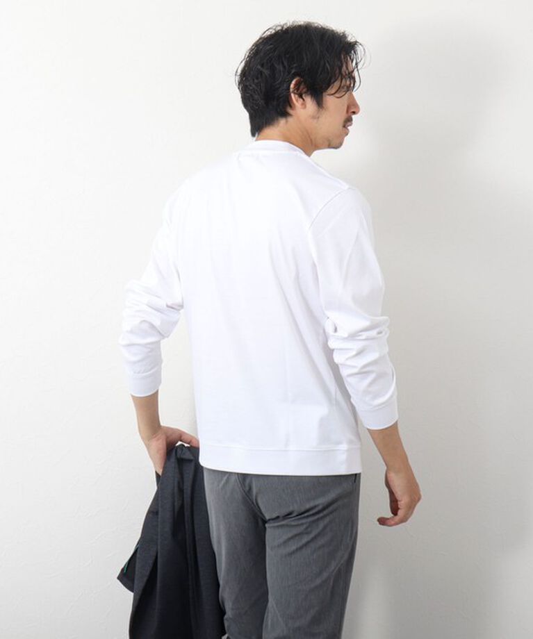 NOLLEY'S goodman「《ビジカジ対応》シルケットスムース ドレスT長袖」|Tシャツ・カットソー|