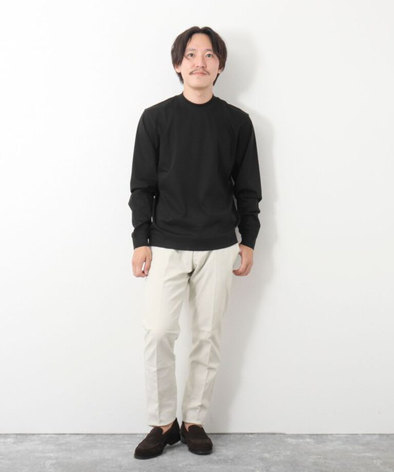 NOLLEY'S goodman「《ビジカジ対応》シルケットスムース ドレスT長袖」|Tシャツ・カットソー|