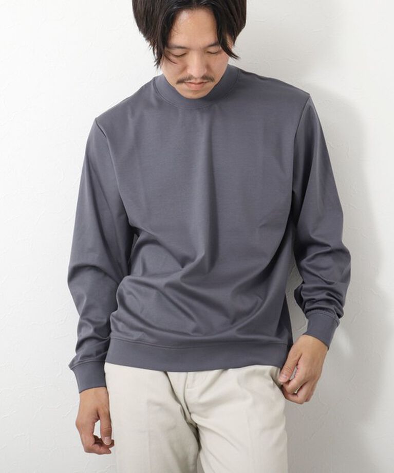 NOLLEY'S goodman「《ビジカジ対応》シルケットスムース ドレスT長袖」|Tシャツ・カットソー|