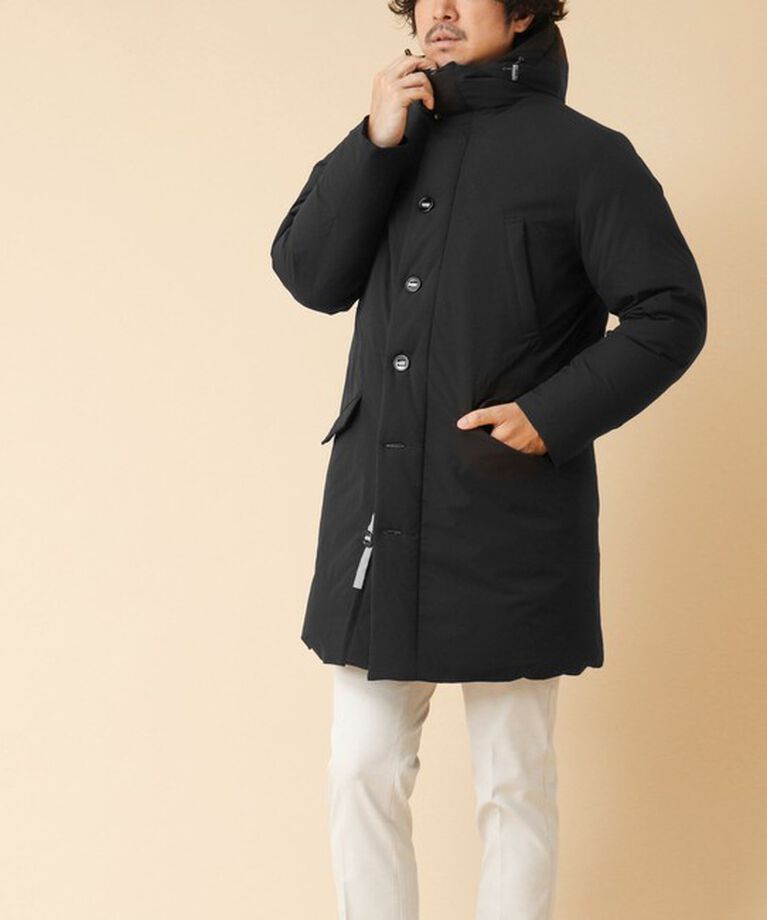 Stutostein「【河田フェザー】M-47 撥水ストレッチロングダウンジャケット 24AW」|ダウン|