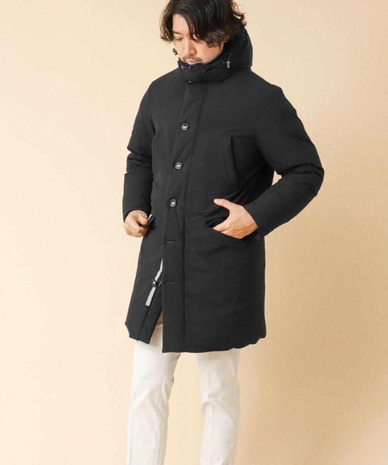 Stutostein「【河田フェザー】M-47 撥水ストレッチロングダウンジャケット 24AW」|ダウン|