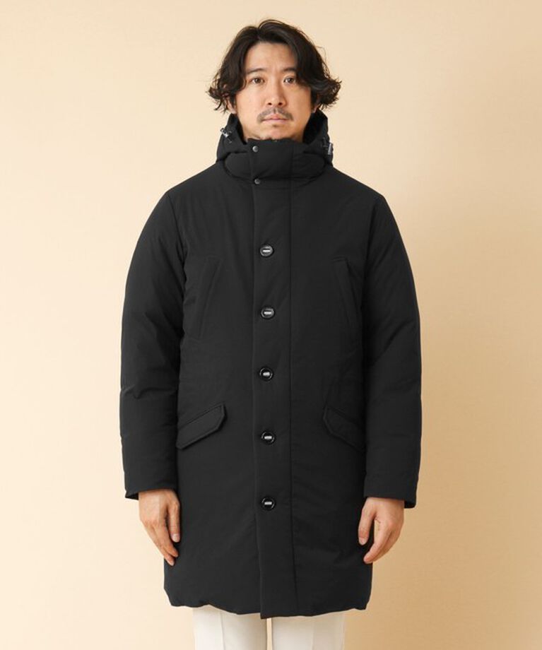 Stutostein「【河田フェザー】M-47 撥水ストレッチロングダウンジャケット 24AW」|ダウン|