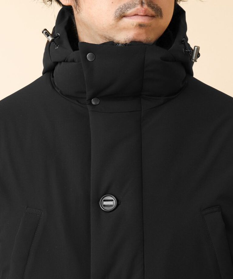 Stutostein「【河田フェザー】M-47 撥水ストレッチロングダウンジャケット 24AW」|ダウン|