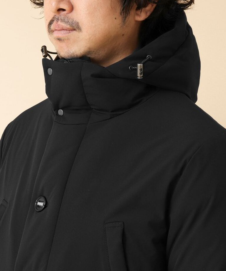 Stutostein「【河田フェザー】M-47 撥水ストレッチロングダウンジャケット 24AW」|ダウン|