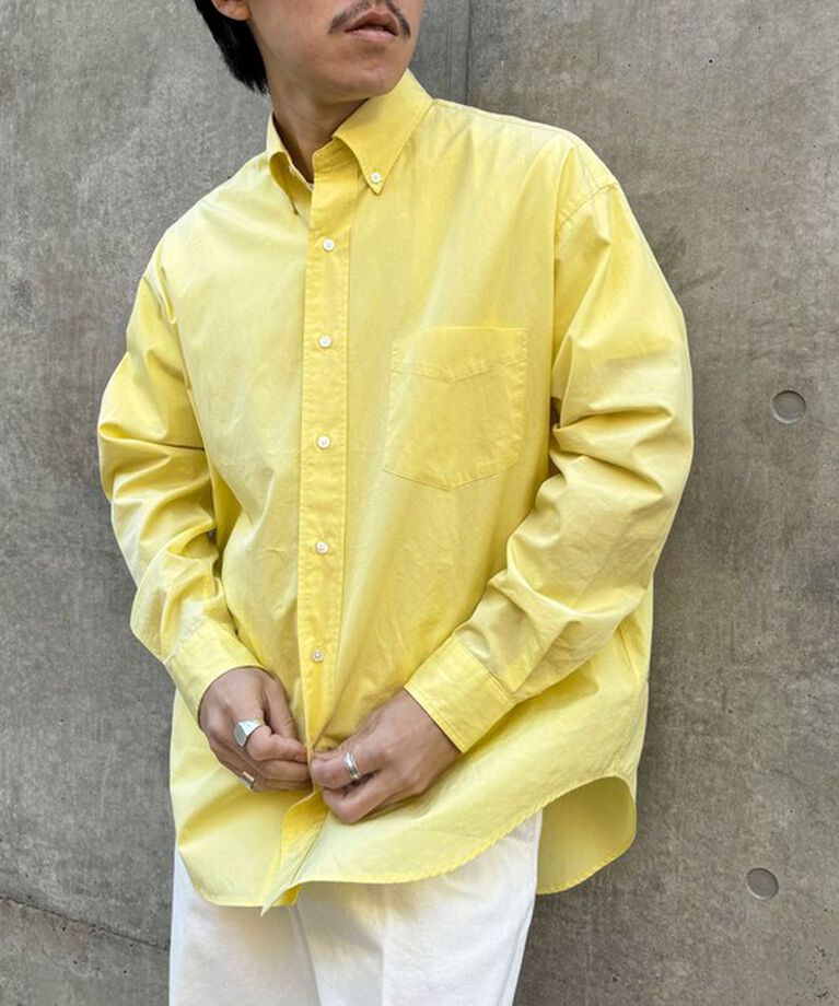 WORK ABOUT「【THOMAS MASON】NSOK BDシャツ 25SS」|シャツ・ブラウス|イエロー