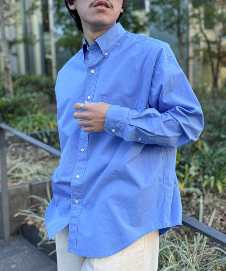 WORK ABOUT「【THOMAS MASON】NSOK BDシャツ 25SS」|シャツ・ブラウス|ブルー