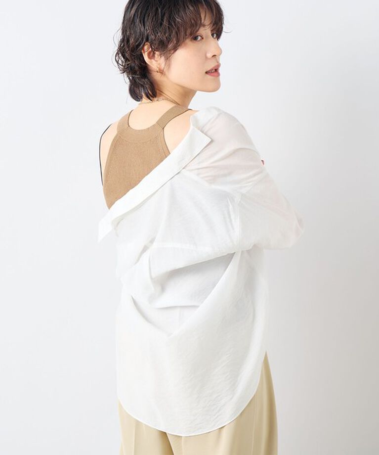 NOLLEY'S sophi「《アンサンブル対応》《手洗い可能》イタリー糸ホルターネックタンクトップ」|タンクトップ|