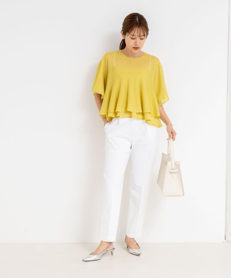 NOLLEY'S sophi「ウォッシャブルドライ2WAYストレッチテーパードパンツ」|その他|