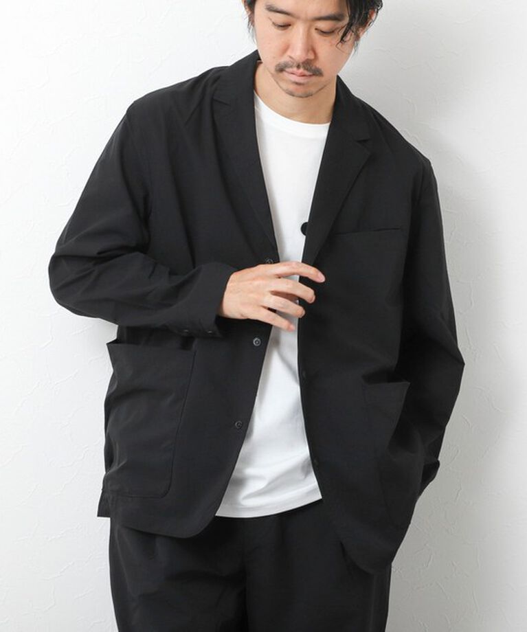 NOLLEY'S goodman「【NANGA/ナンガ】DotAir COMFY JACKET 25SS」|テーラードジャケット|ブラック