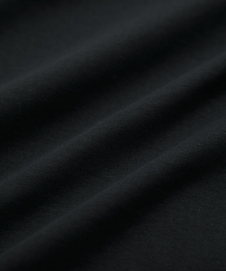 VIS「【洗える】ボリュームスリーブドッキングチュニックトップス」|Tシャツ・カットソー|