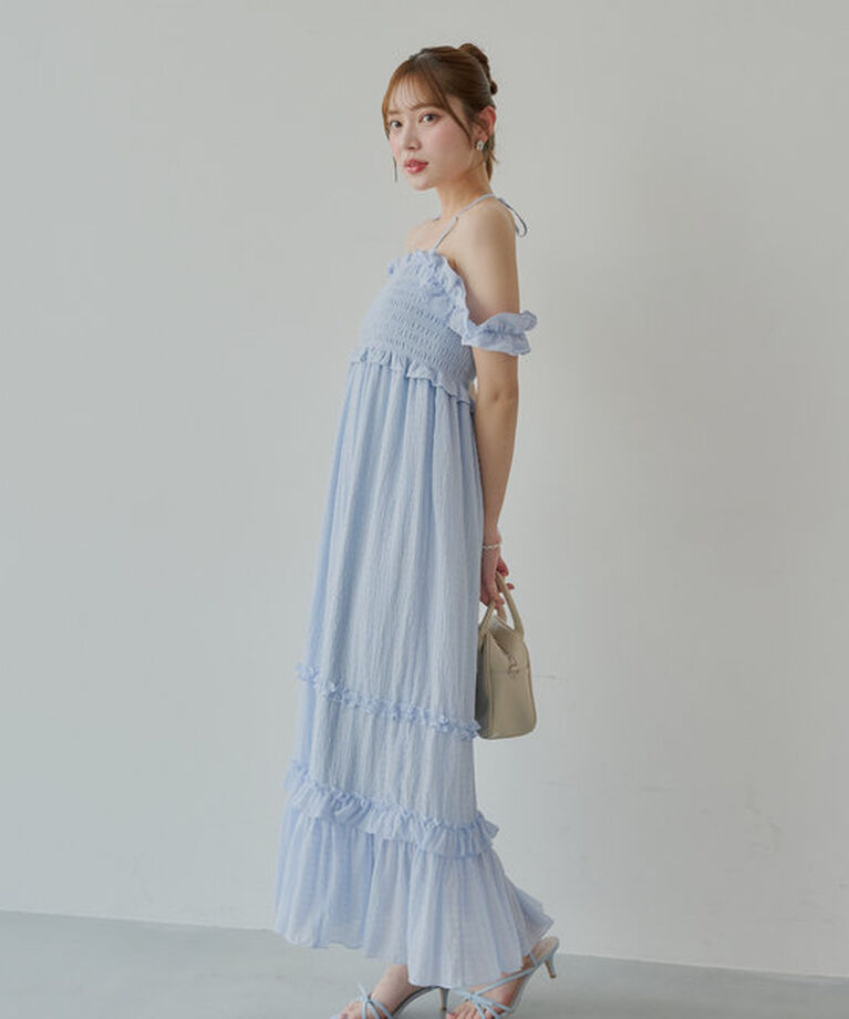  「【5色展開】フリルデザインベアワンピース」|ワンピース|