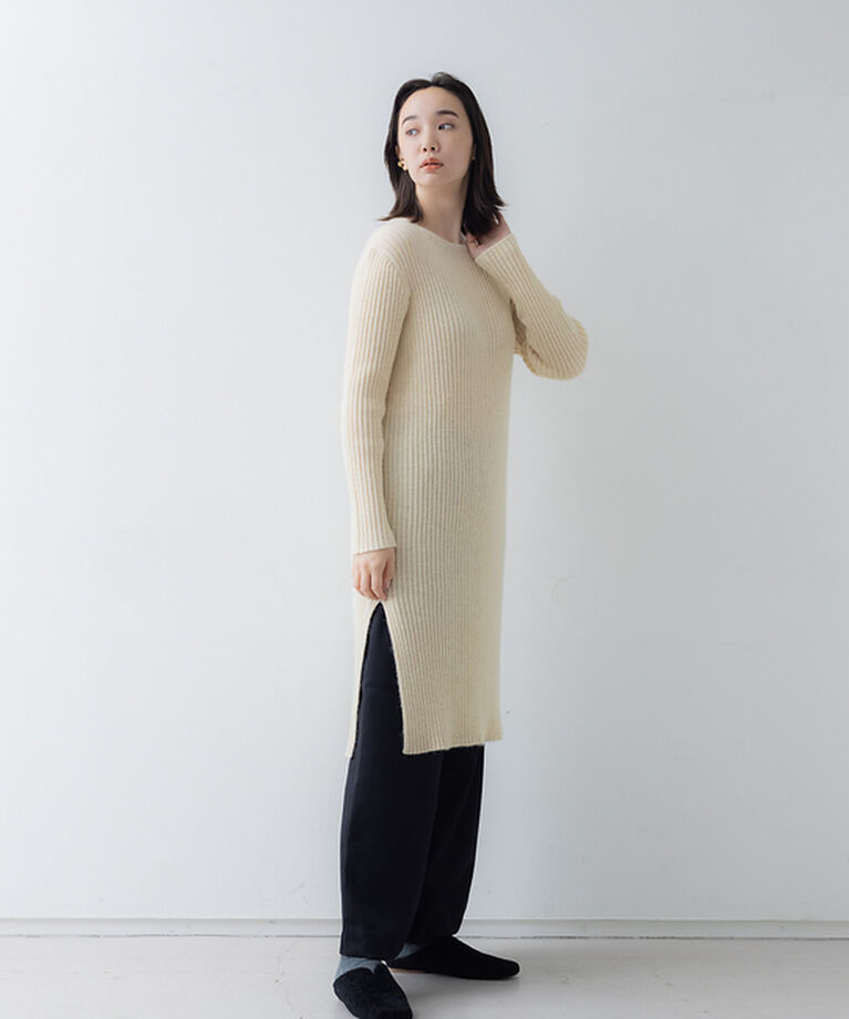 collex「ナチュラルファインヤーンニットワンピース」|ワンピース|