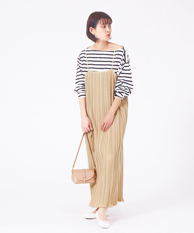 Rouge vif「ロングボーダーTカットソー」|Tシャツ・カットソー|