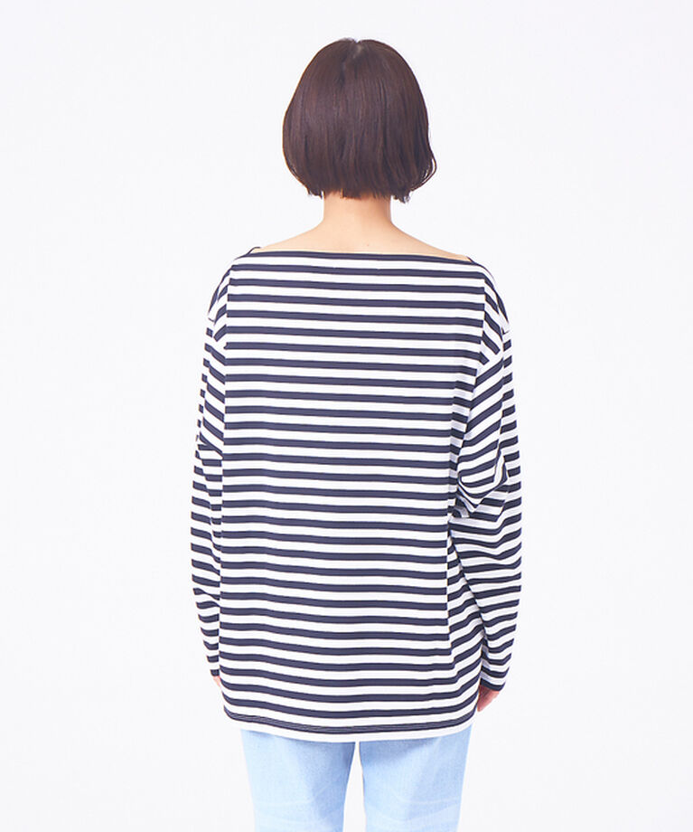 Rouge vif「ロングボーダーTカットソー」|Tシャツ・カットソー|