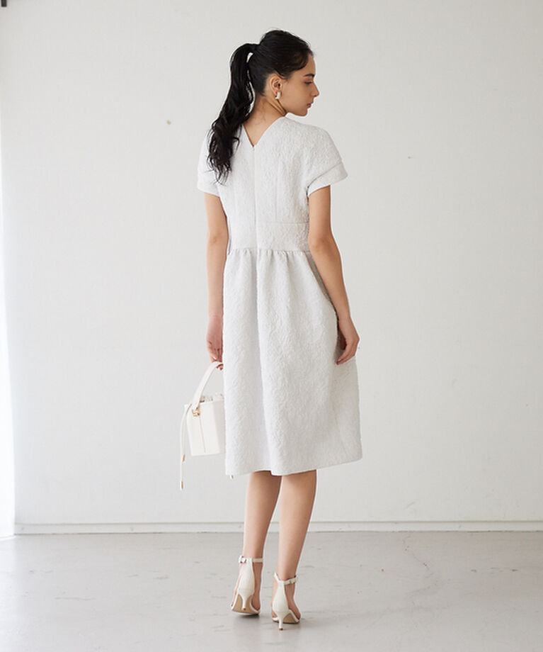 Rouge vif「【BELLE ROBE】ふくれジャガードワンピース」|ワンピース|