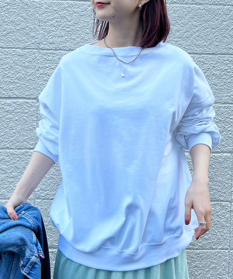 Rouge vif「ゆるシルエットバックヘンリーカットプルオーバー」|Tシャツ・カットソー|