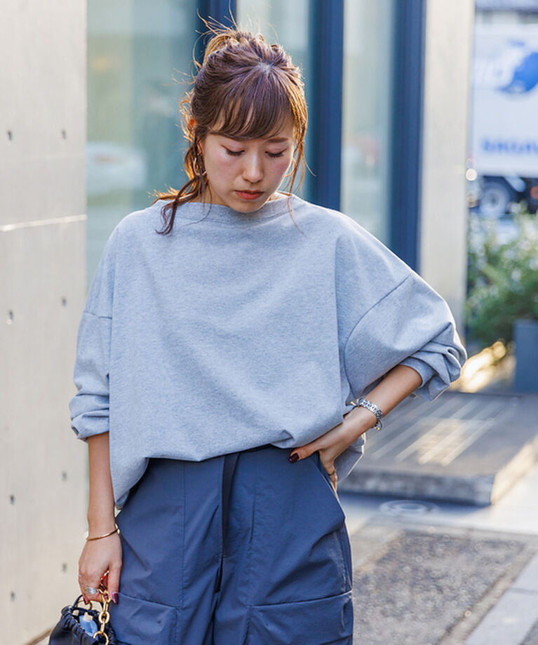 Rouge vif「ゆるシルエットバックヘンリーカットプルオーバー」|Tシャツ・カットソー|