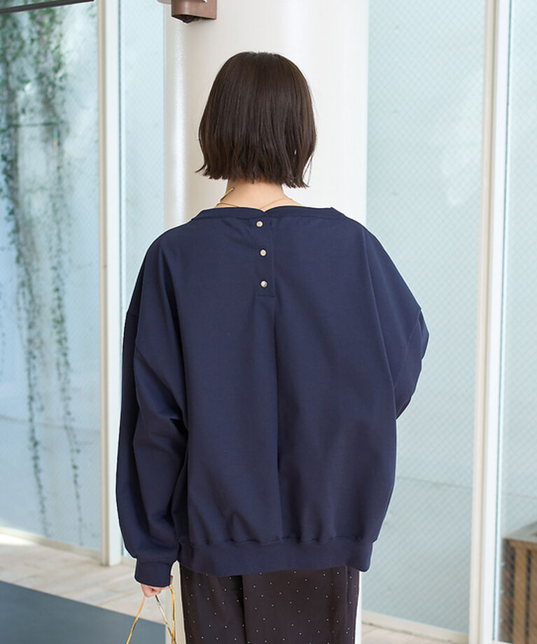 Rouge vif「ゆるシルエットバックヘンリーカットプルオーバー」|Tシャツ・カットソー|