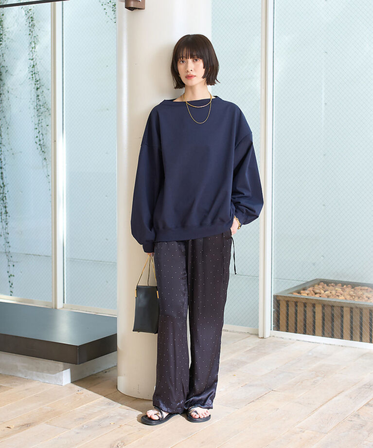 Rouge vif「ゆるシルエットバックヘンリーカットプルオーバー」|Tシャツ・カットソー|