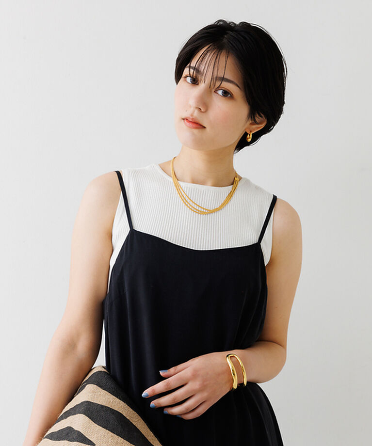 Rouge vif「ノースリーブリブニット」|ニット・セーター|