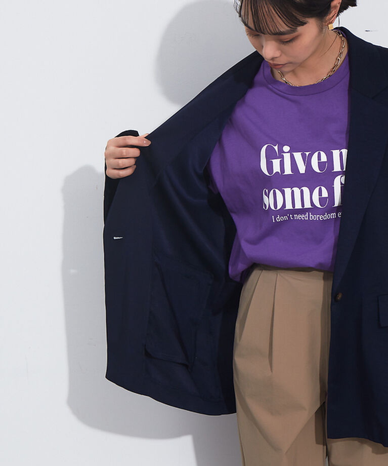NOMINE「スリットスリーブルーズジャケット」|テーラードジャケット|