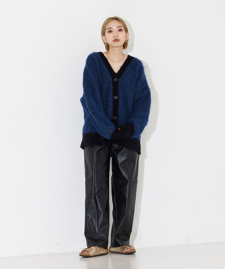 NOMINE「フェイクレザーハイウエストパンツ」|その他|