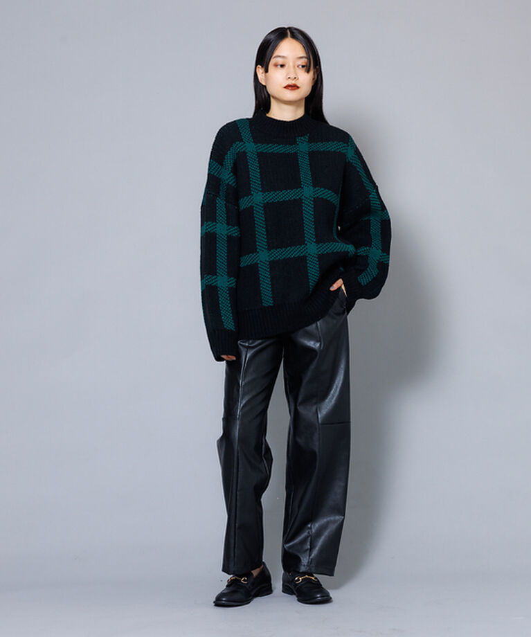 NOMINE「フェイクレザーハイウエストパンツ」|その他|