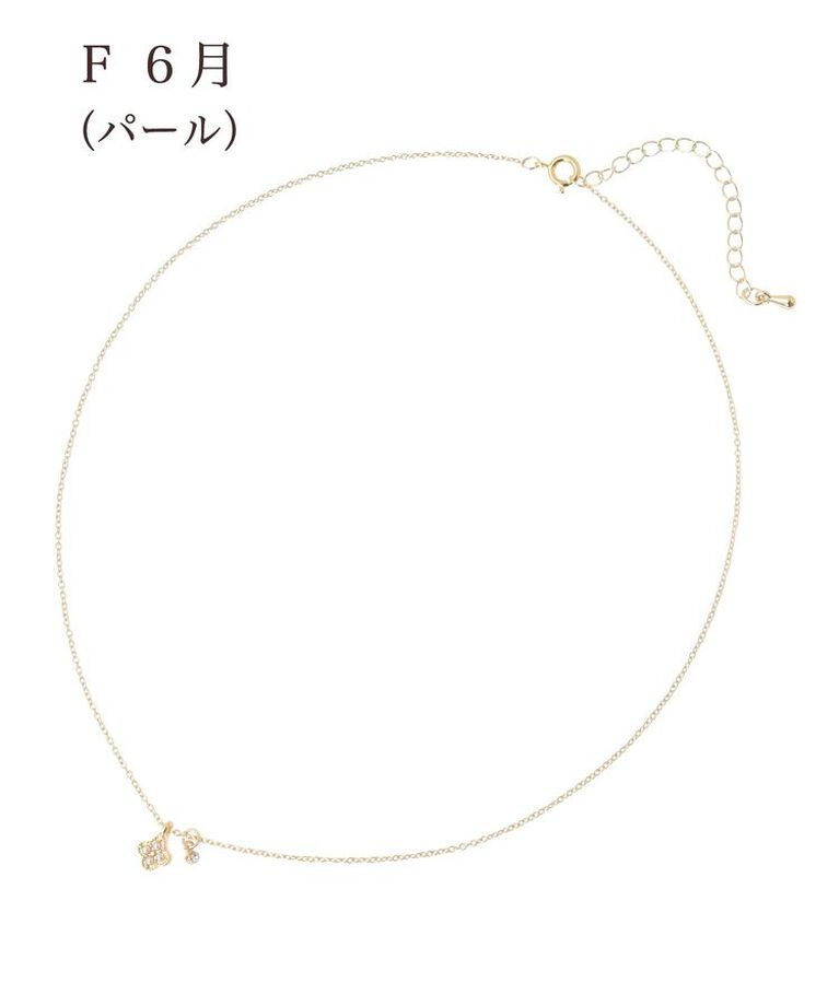 Maison de FLEUR「バースストーンカラーネックレス」|ネックレス|
