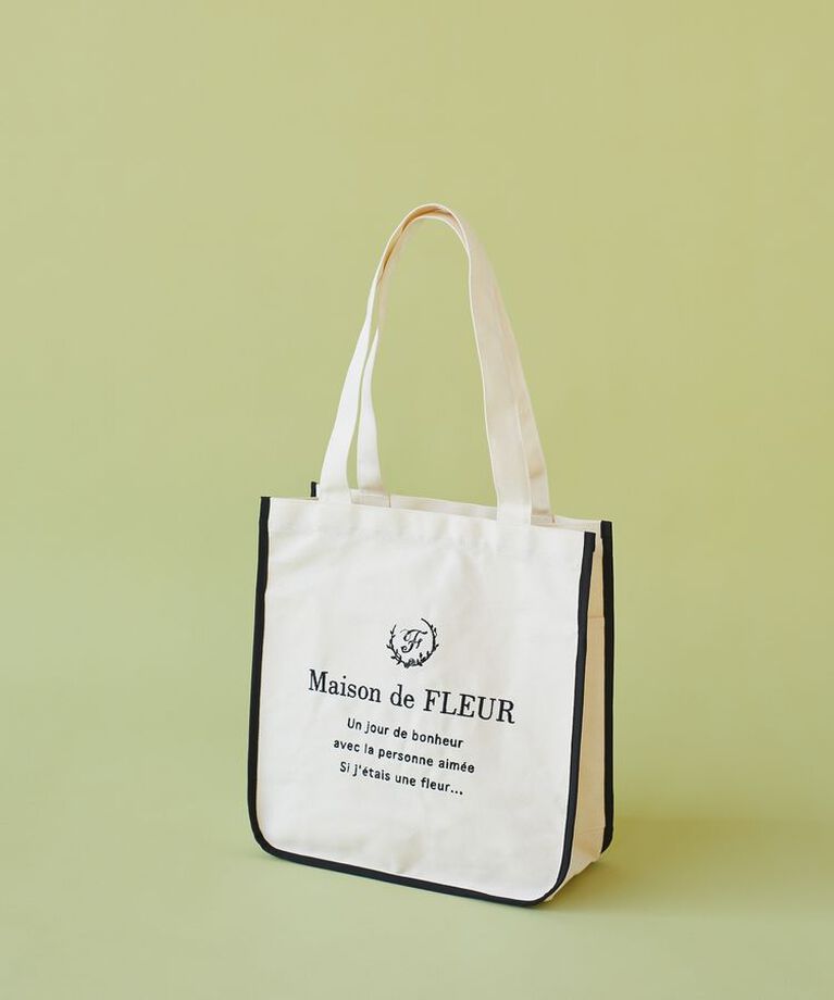 Maison de FLEUR「パイピングスクエアトートバッグ」|トートバッグ|