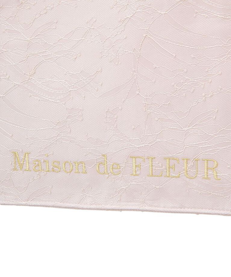 Maison de FLEUR「レースフリルハンドルスクエアトートMバッグ」|トートバッグ|