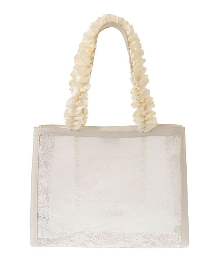 Maison de FLEUR「メッシュレーススクエアトートバッグ」|トートバッグ|