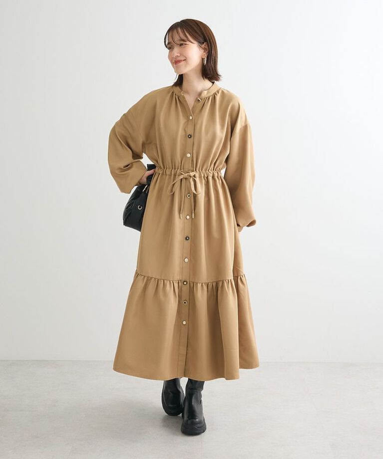 Green Parks「・ELENCARE DUE イロイロ釦ワンピース」|ワンピース|