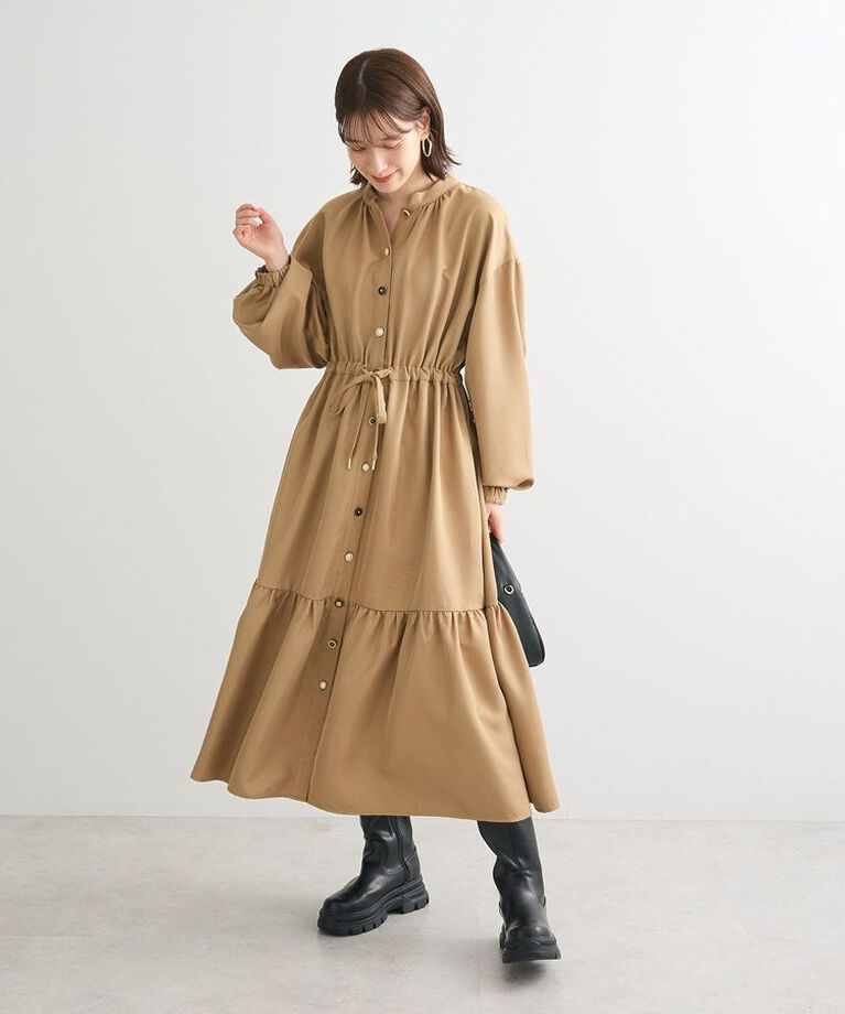 Green Parks「・ELENCARE DUE イロイロ釦ワンピース」|ワンピース|