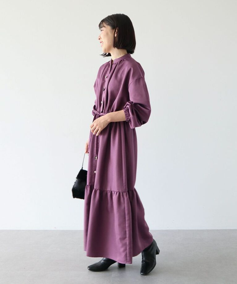 Green Parks「・ELENCARE DUE イロイロ釦ワンピース」|ワンピース|