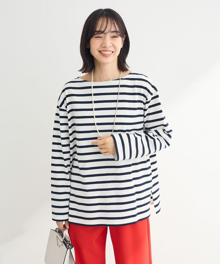 Green Parks「ボーダーチュニック」|Tシャツ・カットソー|