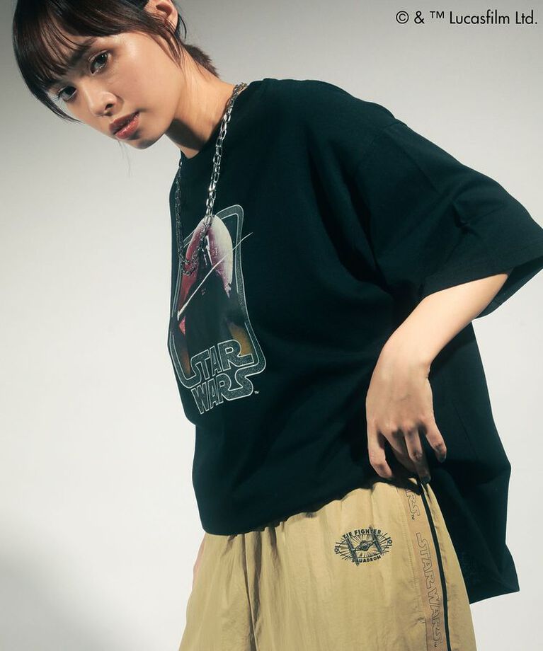 Green Parks「STAR WARS/グラフィック半袖BIGTEE」|Tシャツ・カットソー|