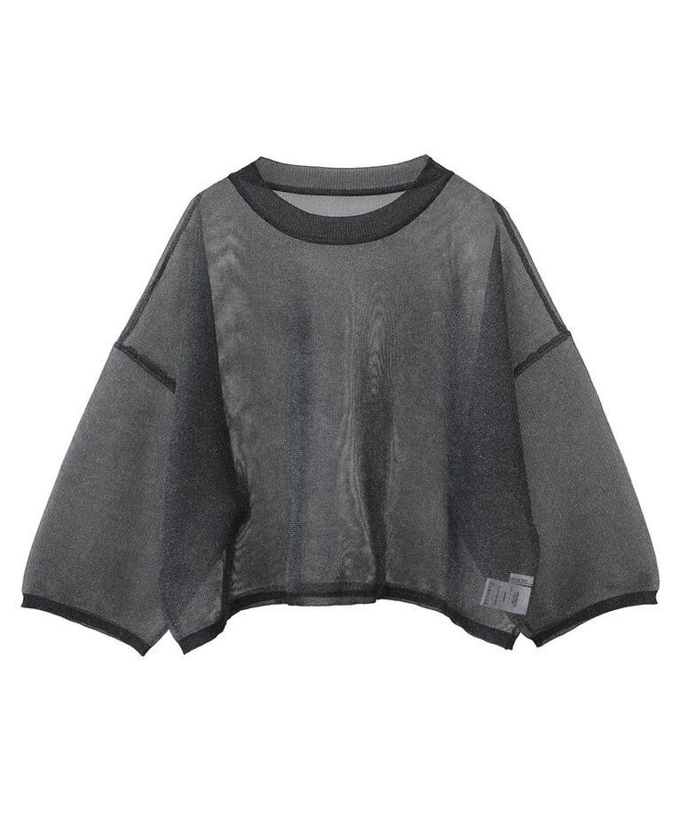 Green Parks「・ELENCARE DUE ラメシアーニットプルオーバー」|ニット・セーター|Black