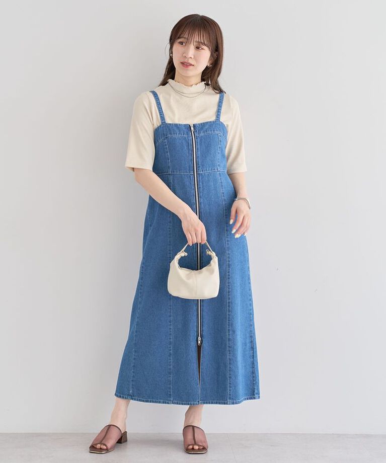 Green Parks「・Petit Fleur 5分袖メロウリブTEE」|Tシャツ・カットソー|