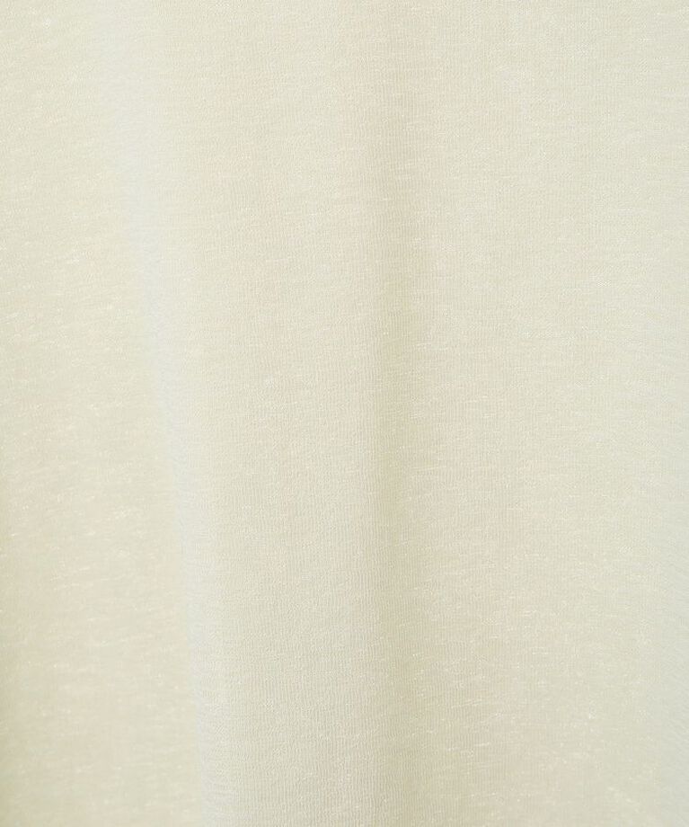Green Parks「シアー切替長袖プルオーバー」|Tシャツ・カットソー|
