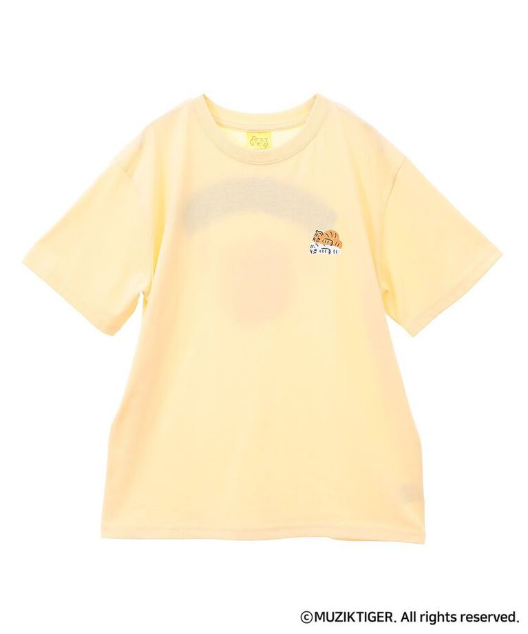 Green Parks「ムジークタイガー/さがら刺繍ゆるTシャツ」|Tシャツ・カットソー|