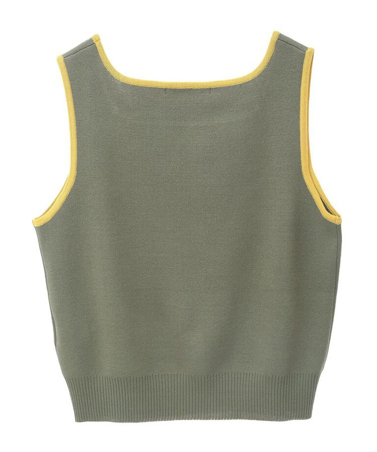 Green Parks「・ELENCARE DUE バイカラーニットタンク」|キャミソール|