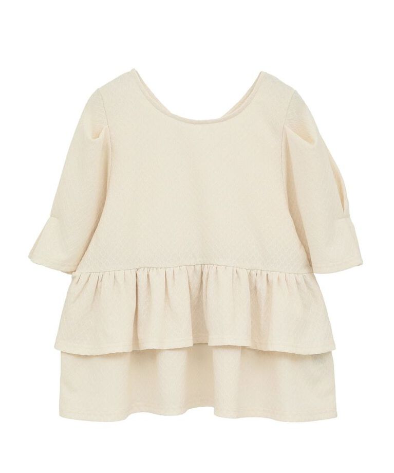 Green Parks「・PetitFleur 2wayダイヤ柄プルオーバー」|Tシャツ・カットソー|Ivory