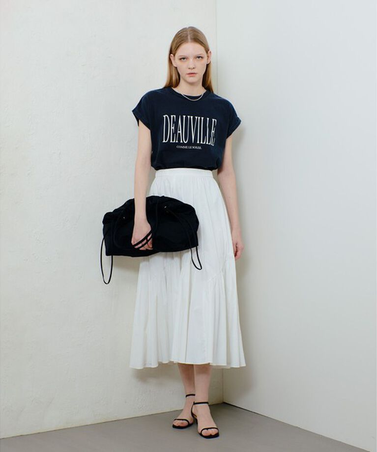 allureville「◇バイヤス切替ギャザースカート」|スカート|