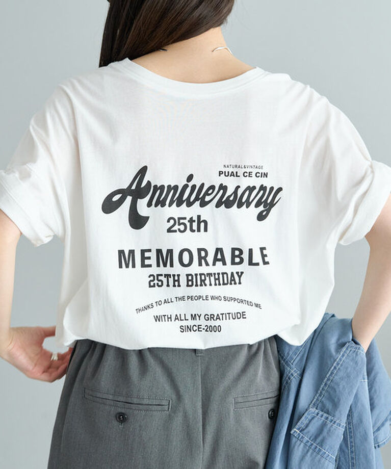  「【25th】25thロゴ2WAY T」|プルオーバー|オフホワイト
