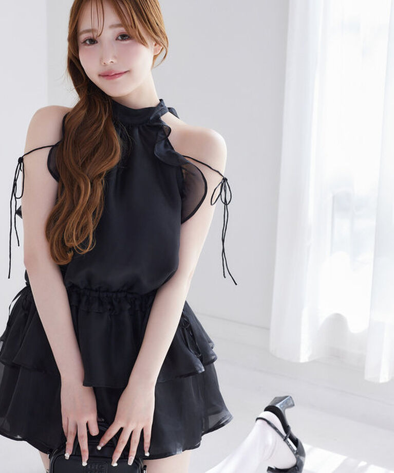  「【Black collection】アメスリミニワンピース」|ワンピース|