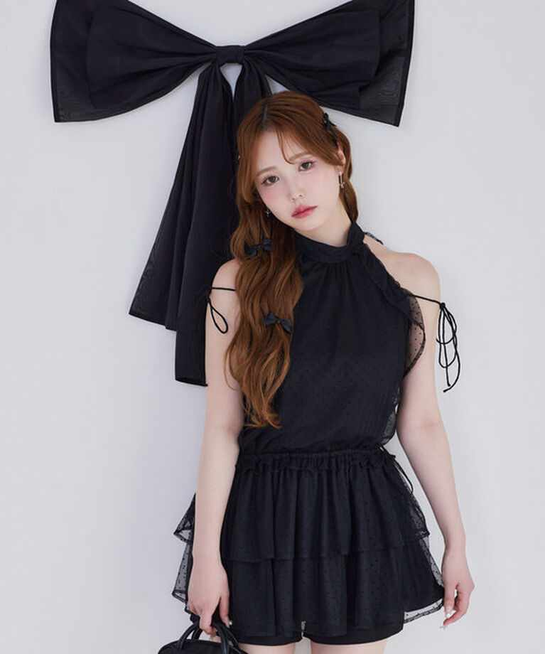  「【Black collection】アメスリミニワンピース」|ワンピース|