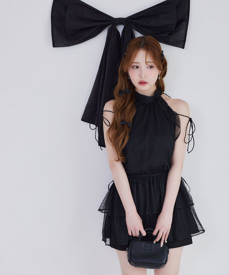  「【Black collection】アメスリミニワンピース」|ワンピース|
