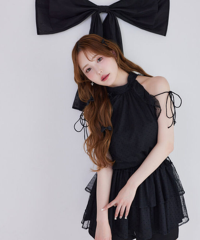  「【Black collection】アメスリミニワンピース」|ワンピース|